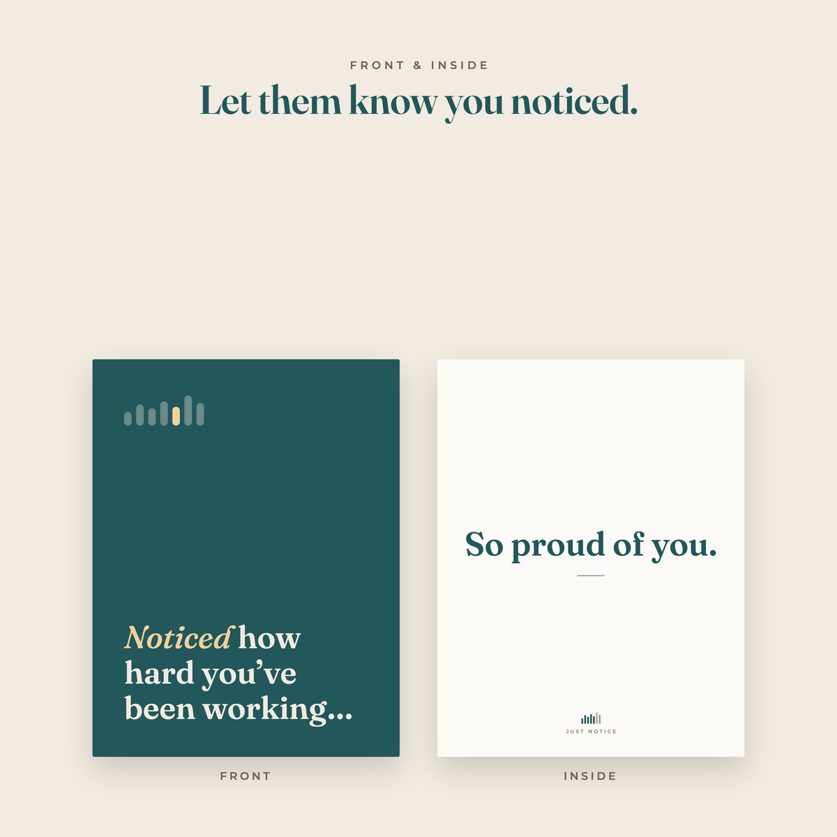 Noticed How Hard You’ve Been Working | Printable Encouragement Card | Instant Download