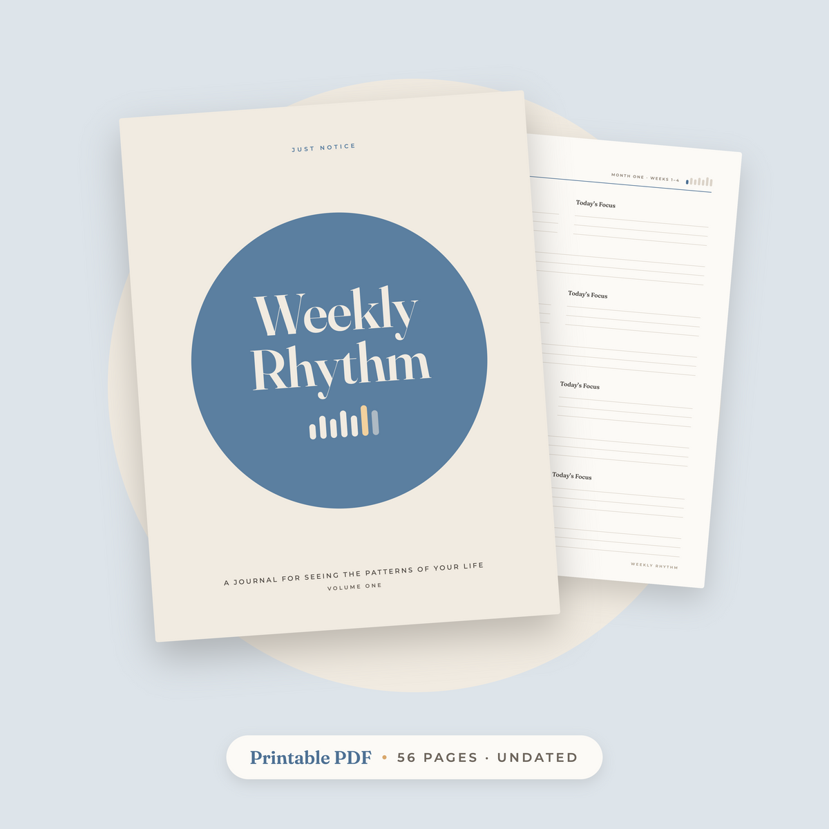 Weekly Rhythm Journal: Volume One